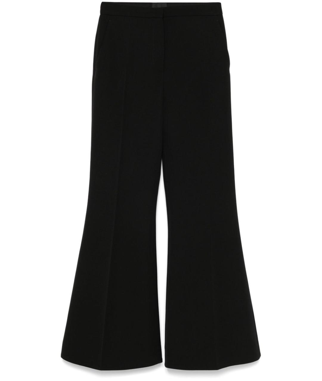 GIVENCHY Черные шерстяные прямые брюки, фото 1