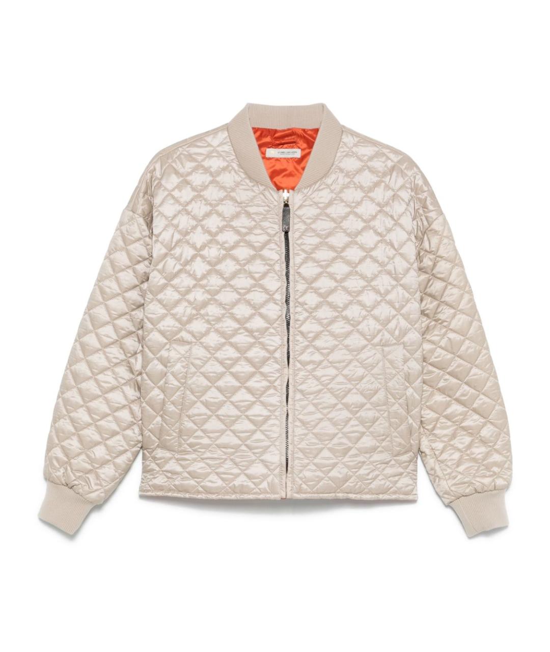 MAX MARA Бежевая полиэстеровая куртка, фото 1