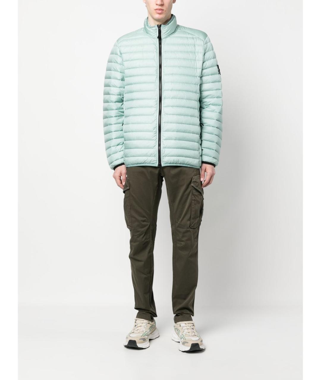 CP COMPANY Зеленые хлопковые повседневные брюки, фото 4