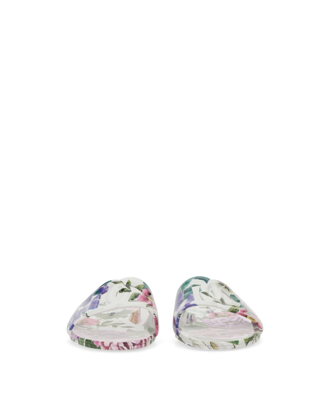DOLCE&GABBANA Мульти резиновые сандалии, фото 4