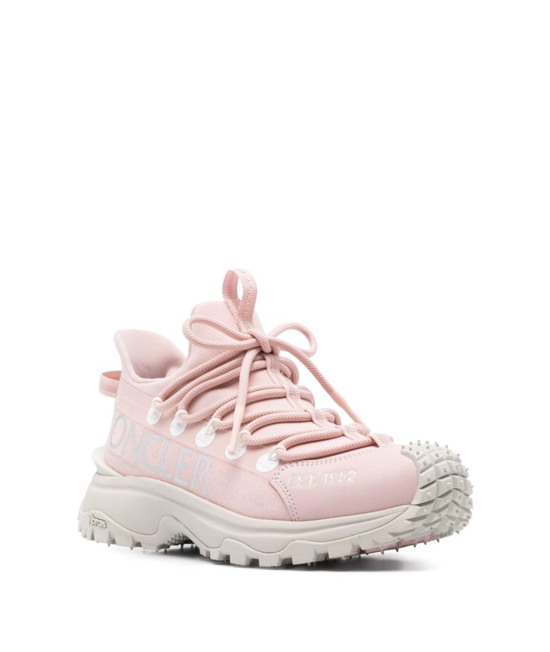 MONCLER Розовые кроссовки, фото 4