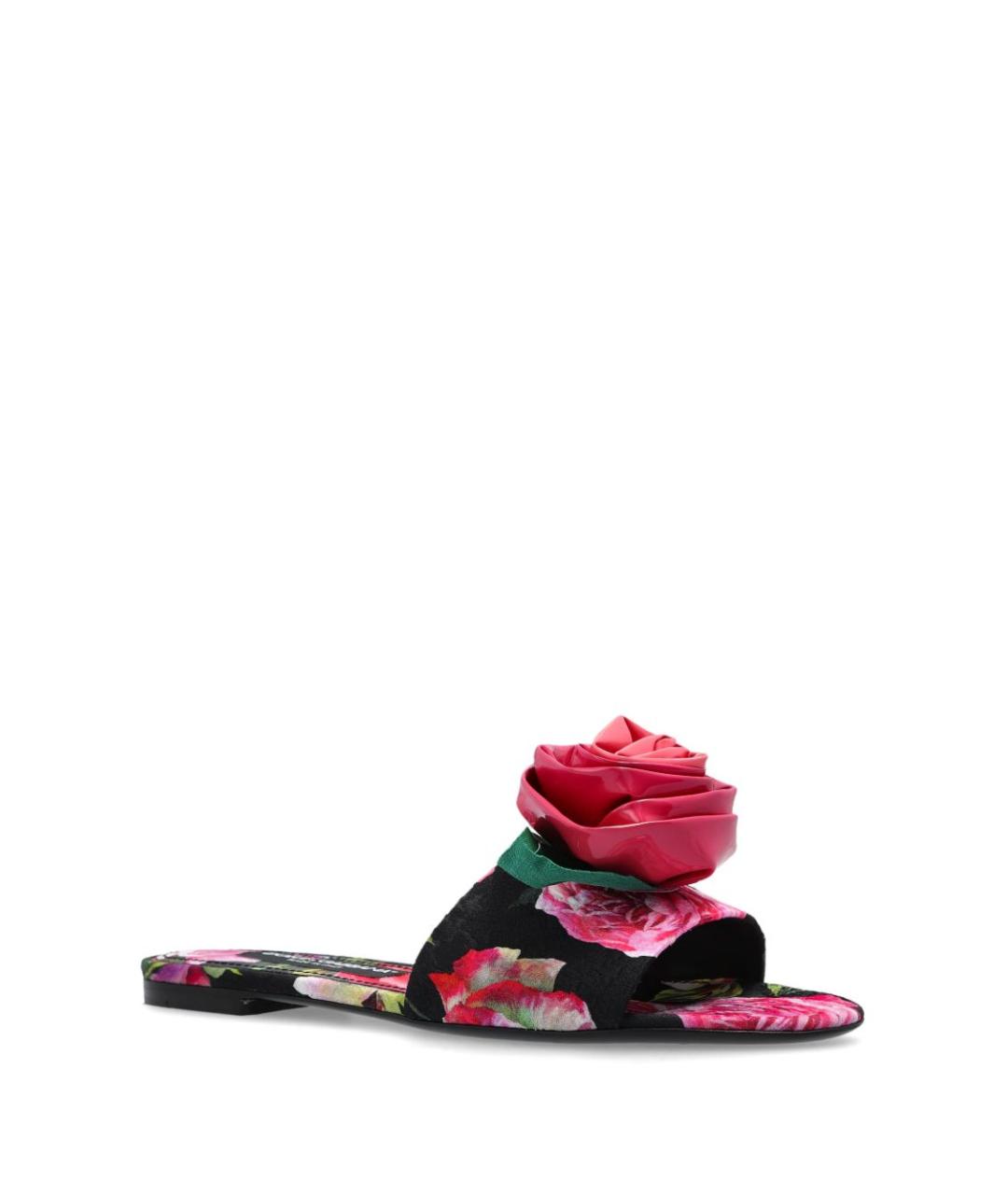 DOLCE&GABBANA Мульти шлепанцы, фото 2