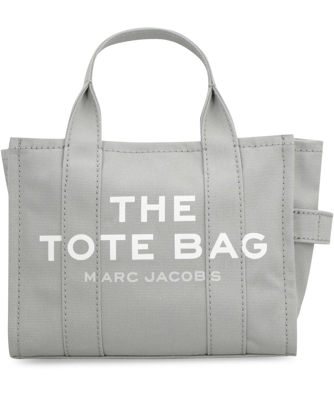 MARC JACOBS Серая хлопковая сумка тоут, фото 2