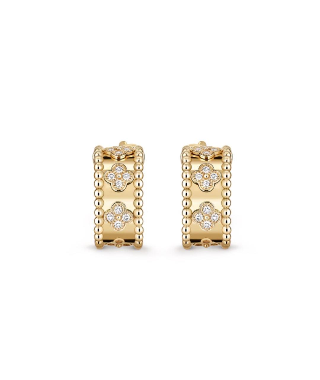 VAN CLEEF & ARPELS Золотые серьги из желтого золота, фото 4