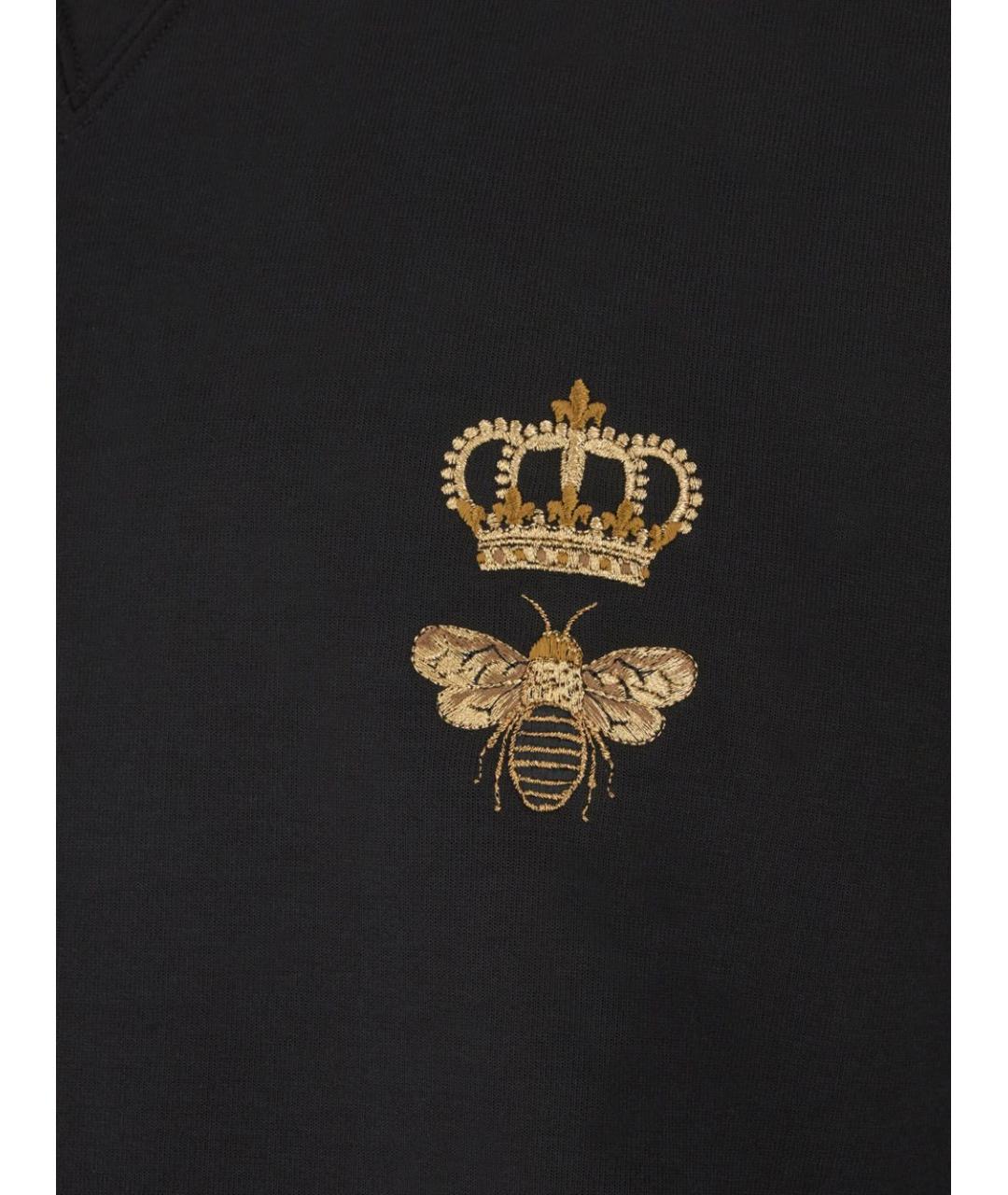 DOLCE&GABBANA Черный полиэстеровый джемпер / свитер, фото 5