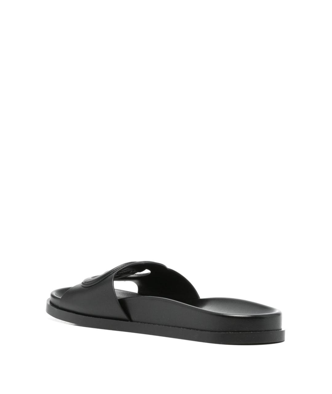 GUCCI Черные кожаные сандалии, фото 2