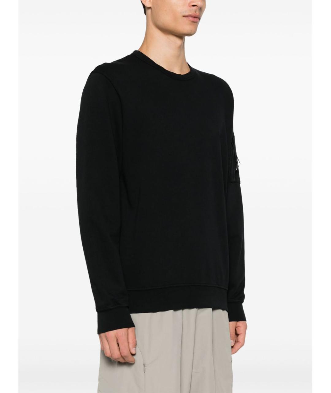 CP COMPANY Черный хлопковый джемпер / свитер, фото 5