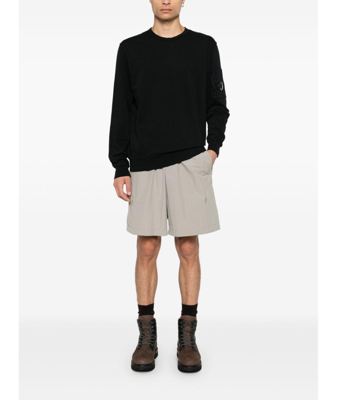 CP COMPANY Черный хлопковый джемпер / свитер, фото 4
