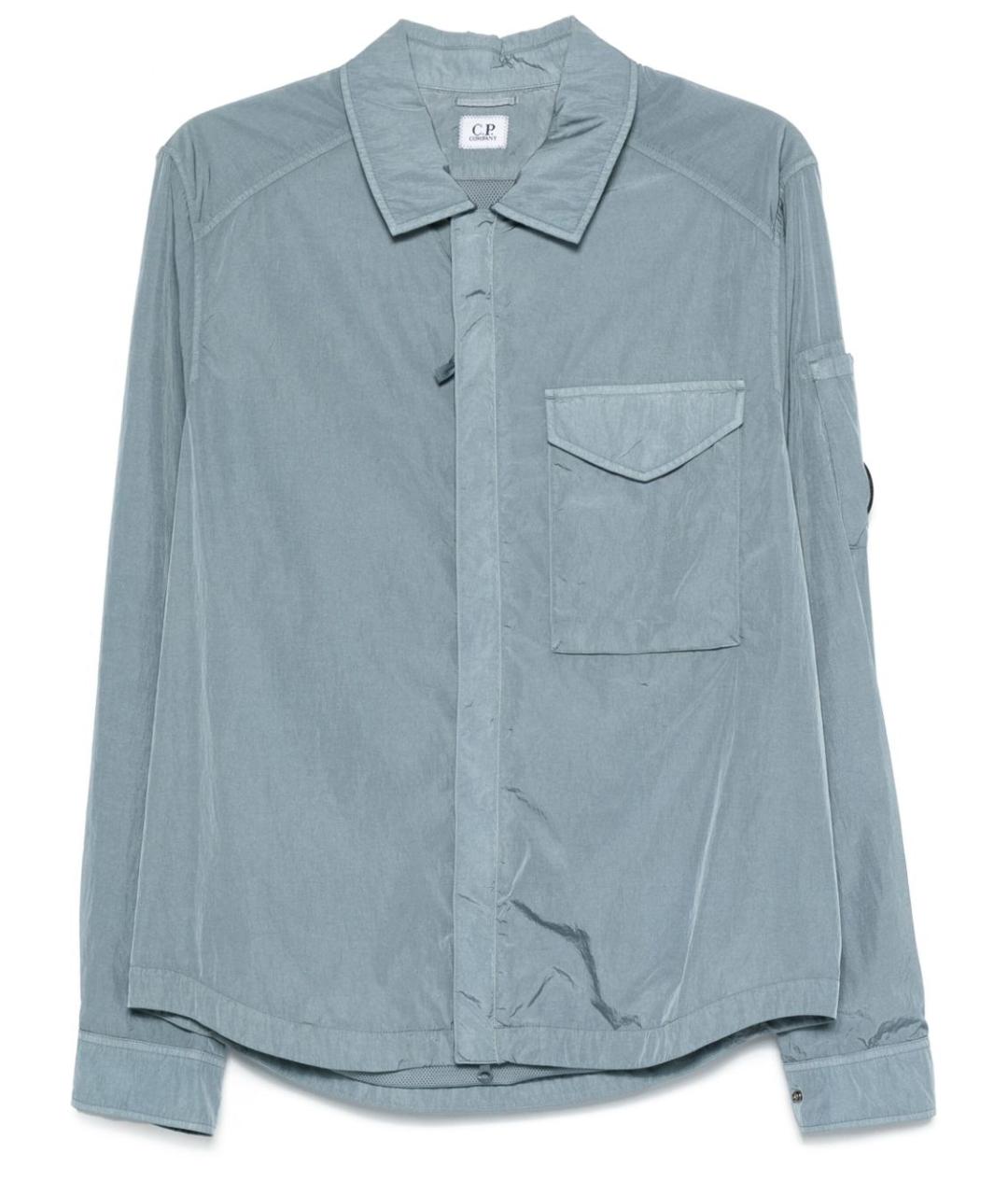 CP COMPANY Голубая полиамидовая куртка, фото 1
