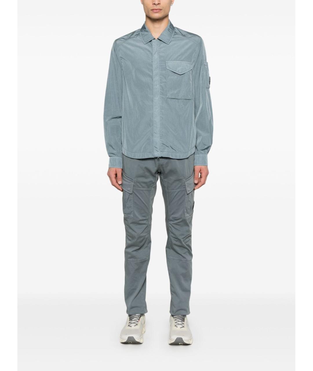 CP COMPANY Голубая полиамидовая куртка, фото 5