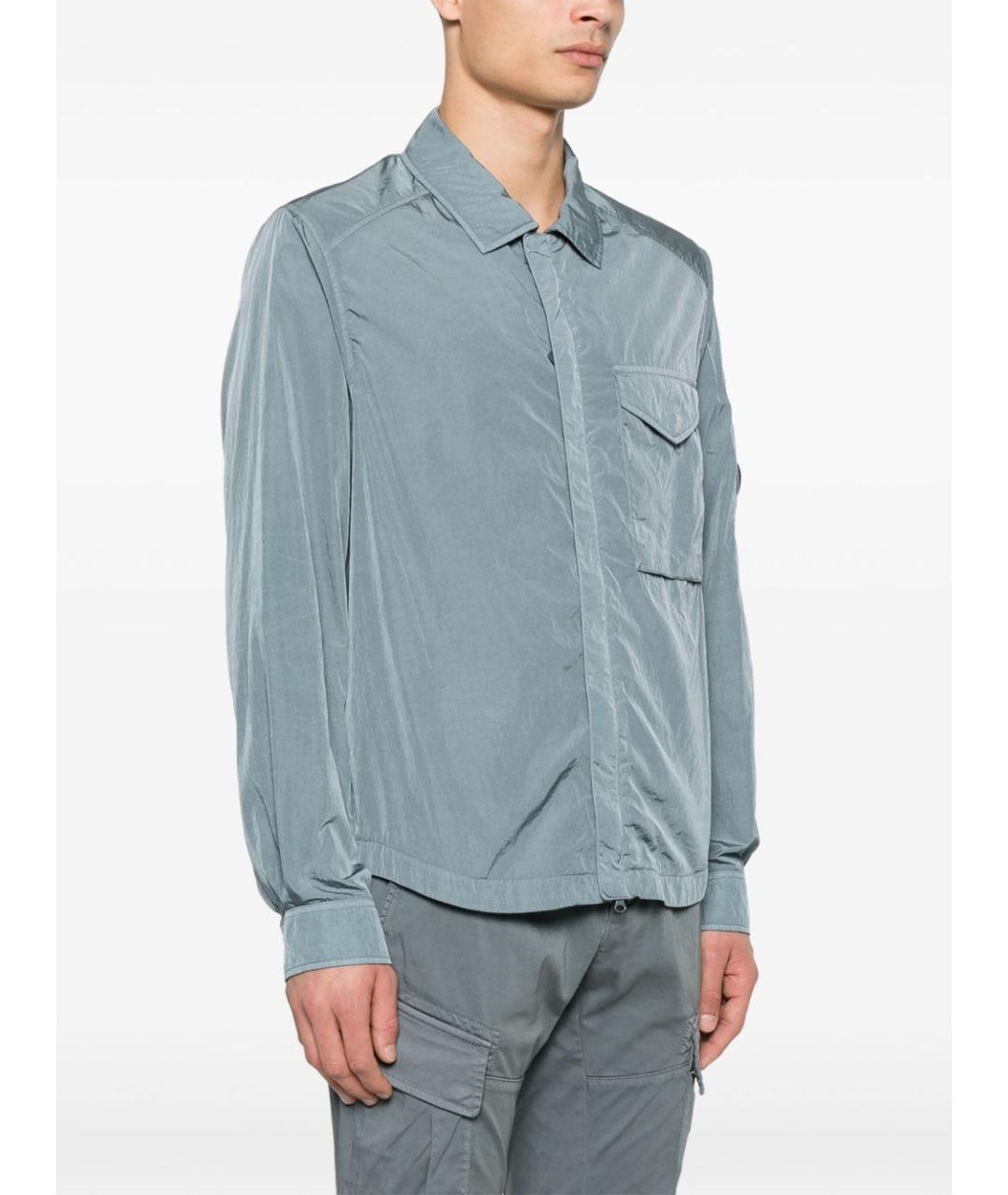 CP COMPANY Голубая полиамидовая куртка, фото 3