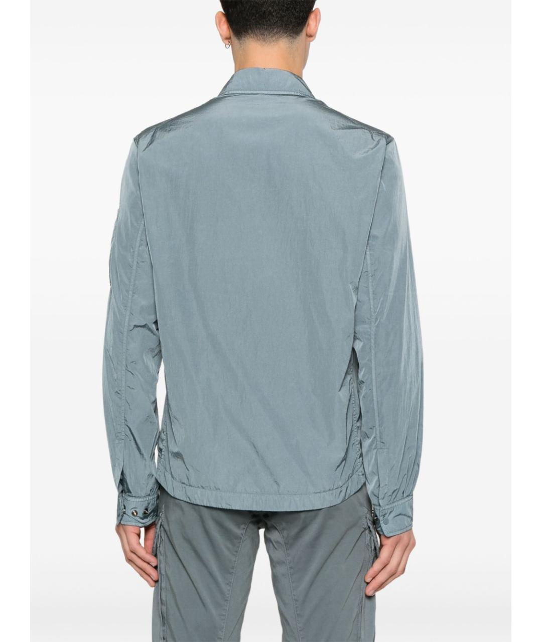 CP COMPANY Голубая полиамидовая куртка, фото 2