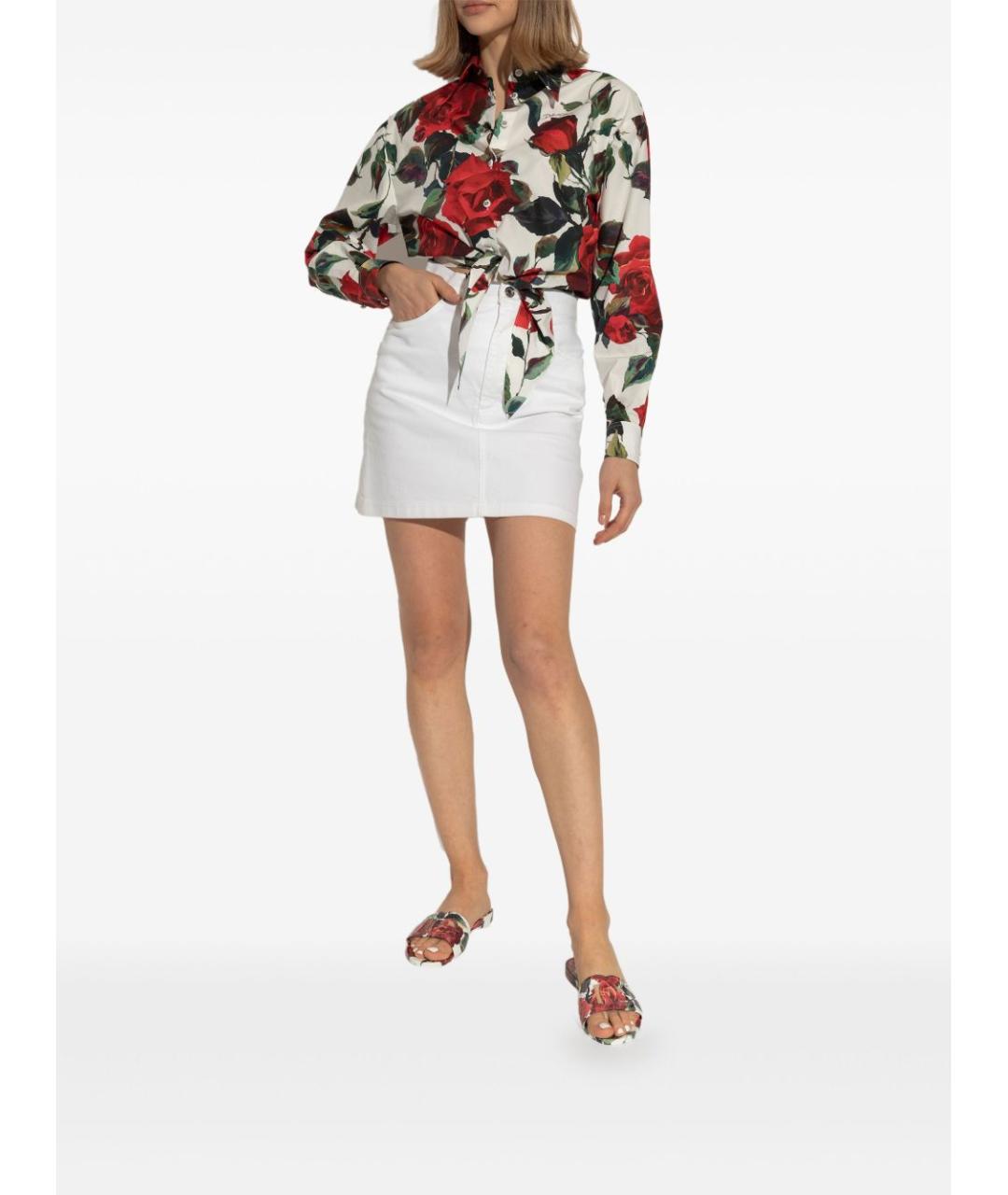 DOLCE&GABBANA Мульти шлепанцы, фото 3