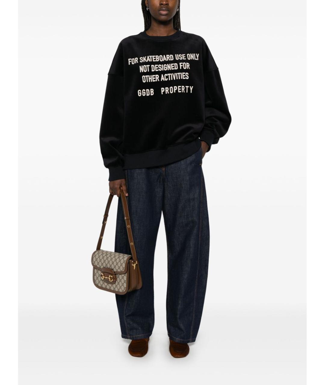 GOLDEN GOOSE DELUXE BRAND Черный полиэстеровый джемпер / свитер, фото 2