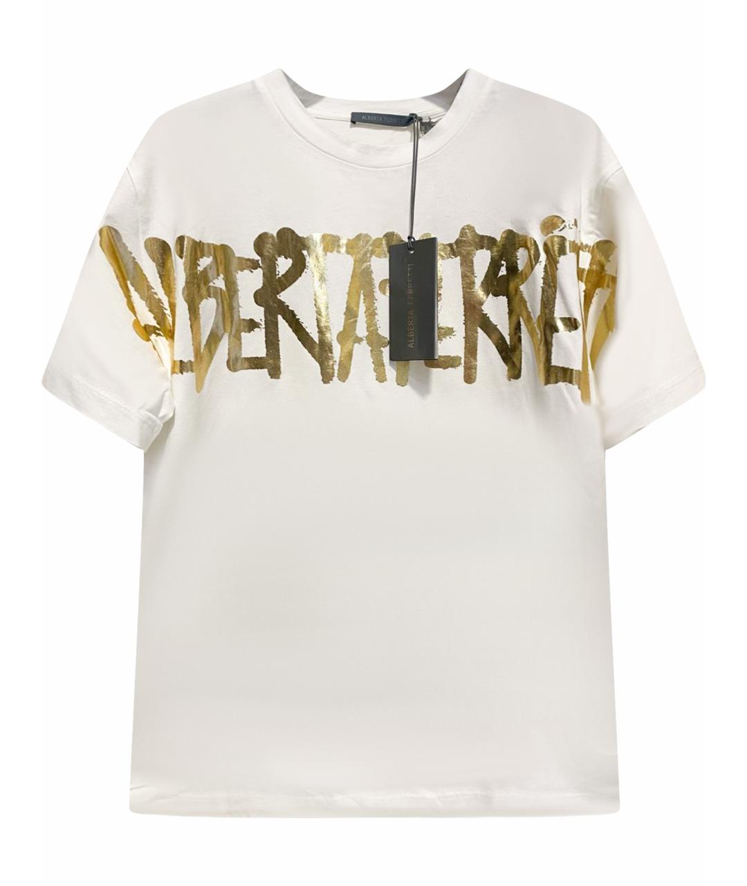 ALBERTA FERRETTI Белая футболка, фото 1
