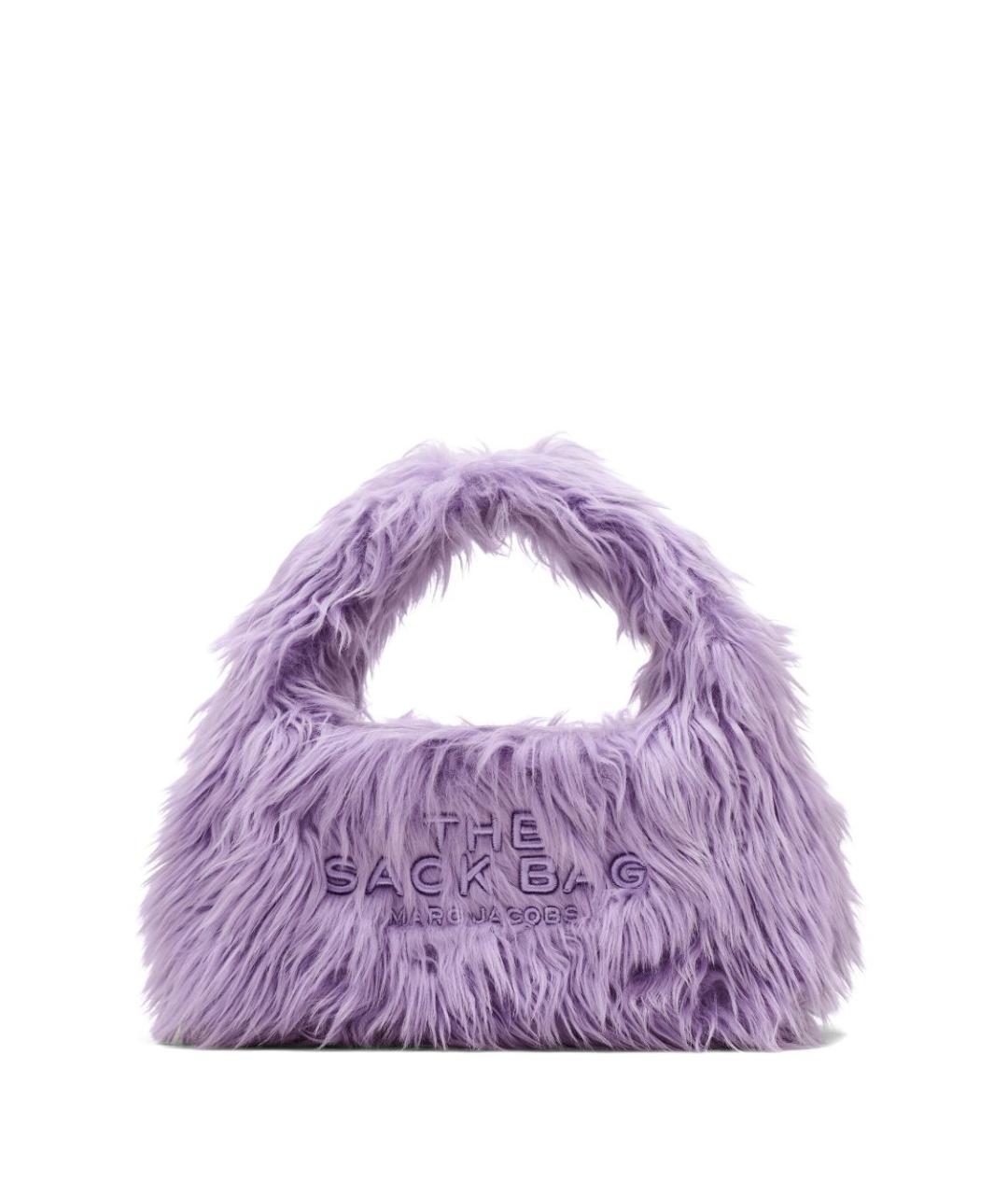 MARC JACOBS Фиолетовая синтетическая сумка с короткими ручками, фото 1