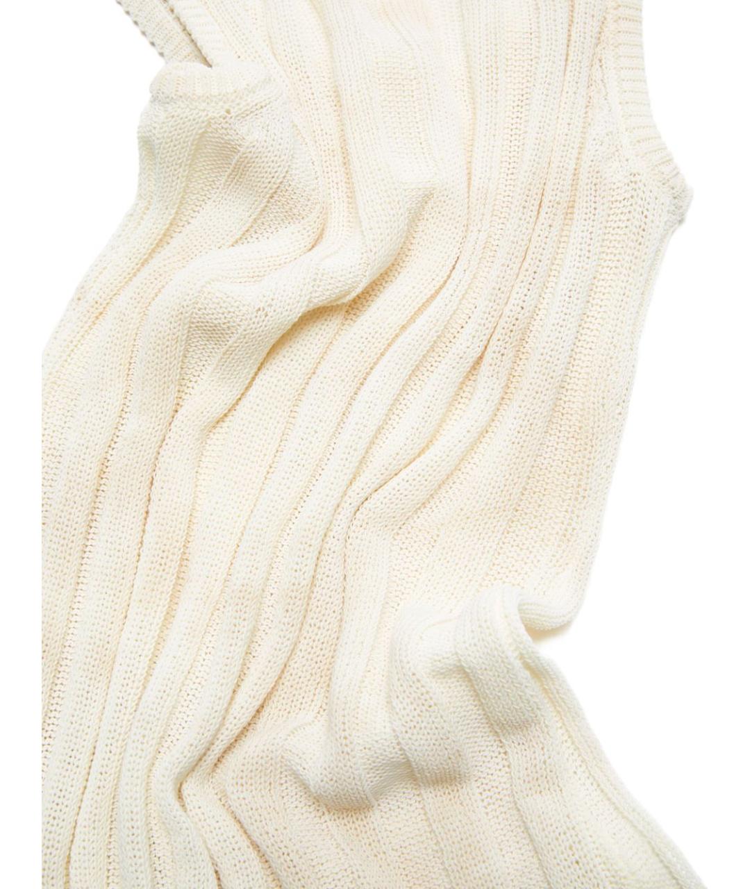 ACNE STUDIOS Бежевая хлопковая футболка, фото 3