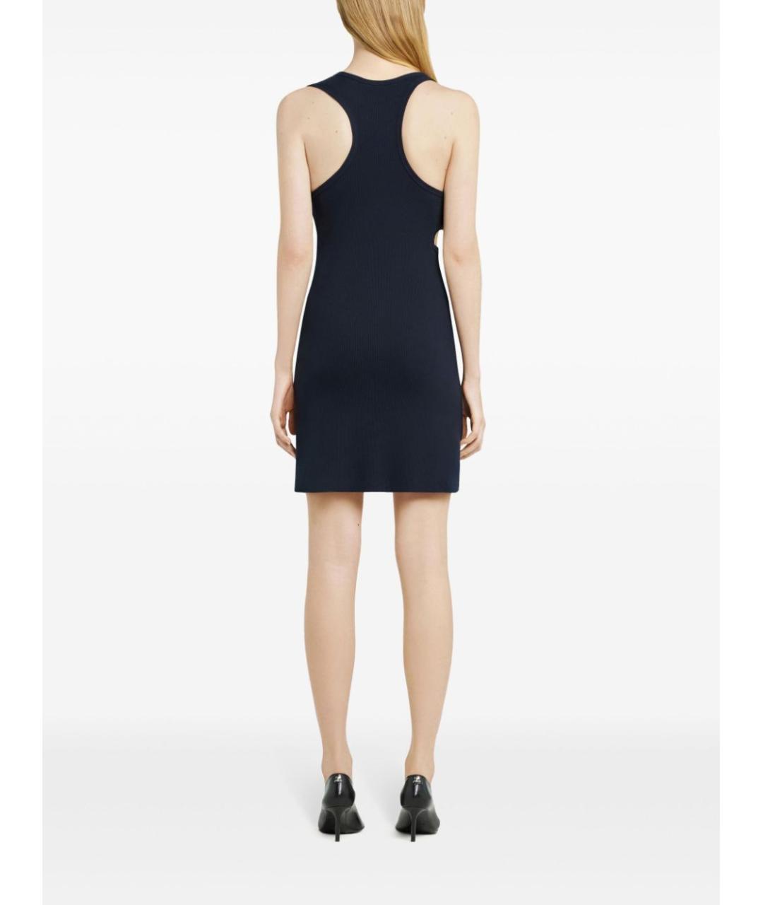 COURREGES Синее хлопковое повседневное платье, фото 2