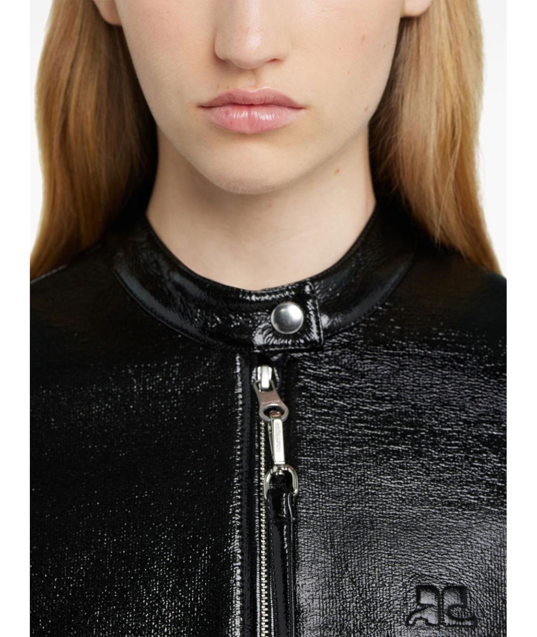COURREGES Черная куртка, фото 5
