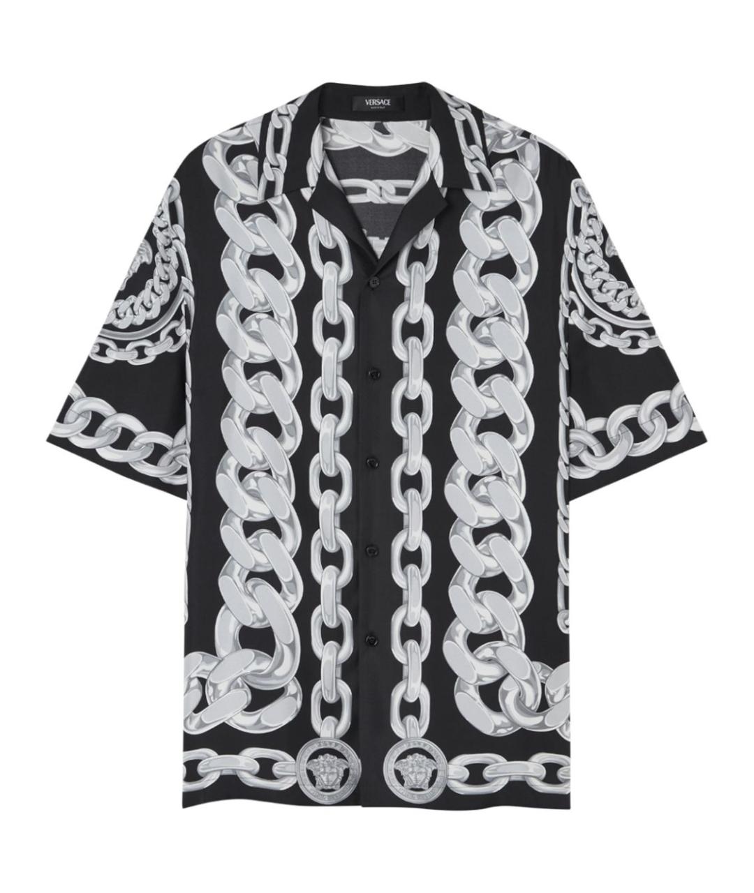VERSACE Черная кэжуал рубашка, фото 1