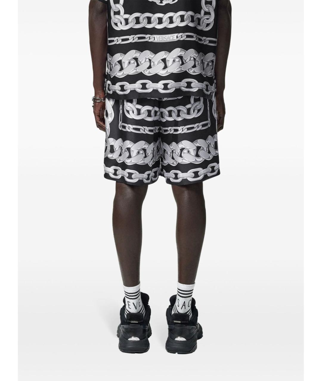 VERSACE Черные шорты, фото 5