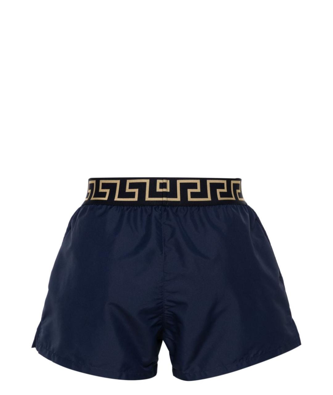 VERSACE Синие полиэстеровые плавки, фото 2