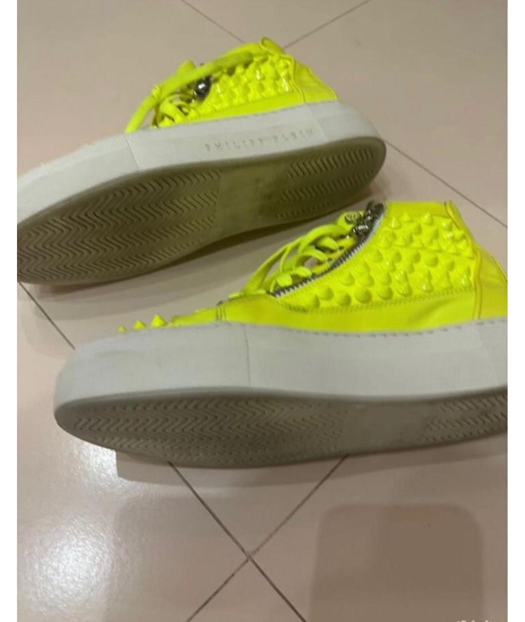 PHILIPP PLEIN Кожаные кеды, фото 5