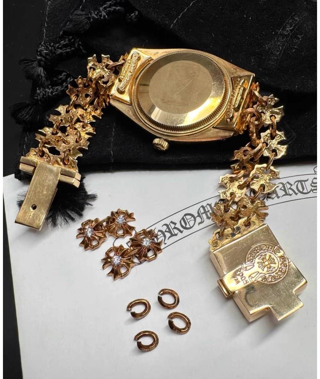 CHROME HEARTS Золотые часы из желтого золота, фото 4