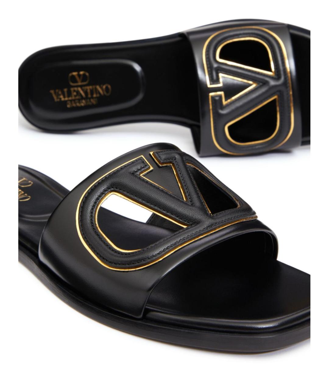 VALENTINO Черные сандалии, фото 4