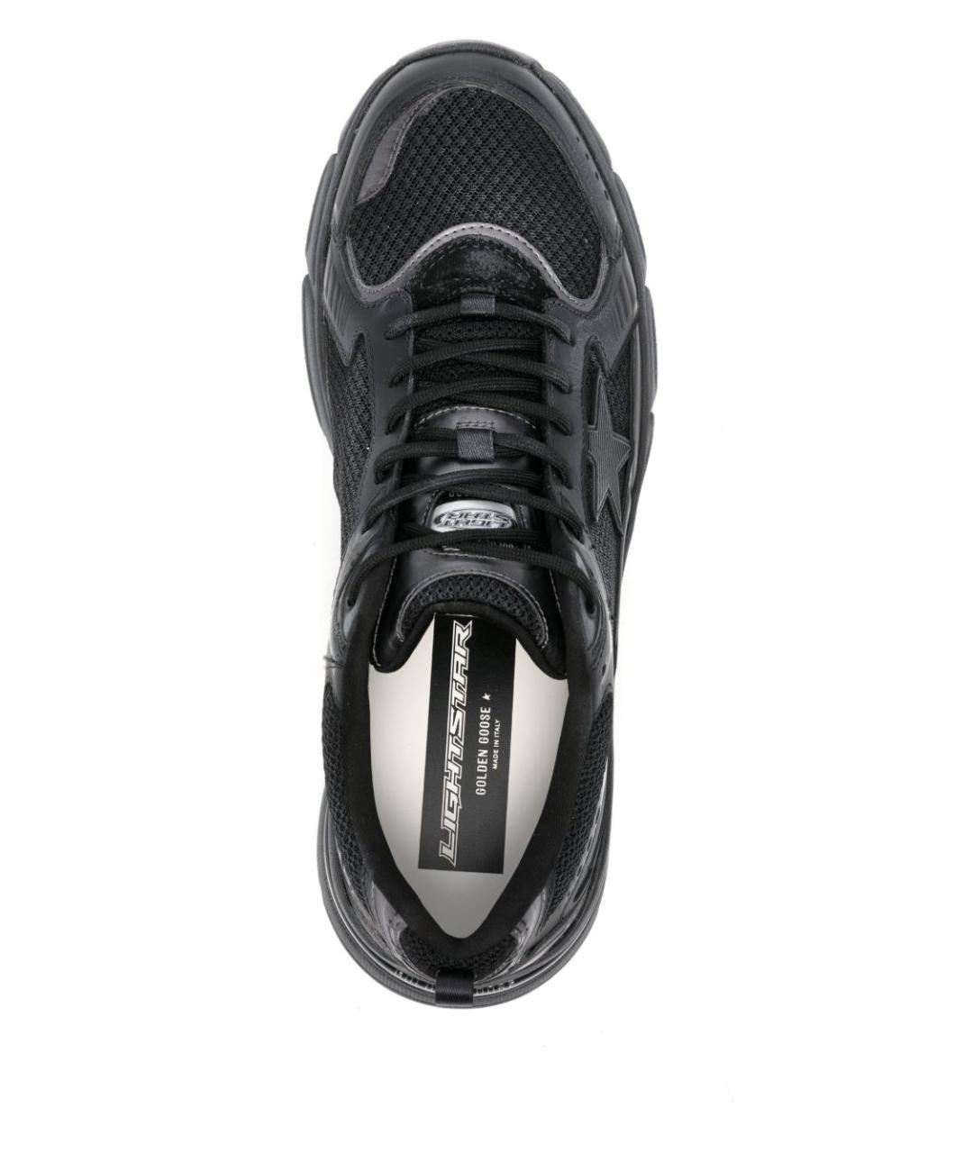 GOLDEN GOOSE DELUXE BRAND Черные низкие кроссовки / кеды, фото 3