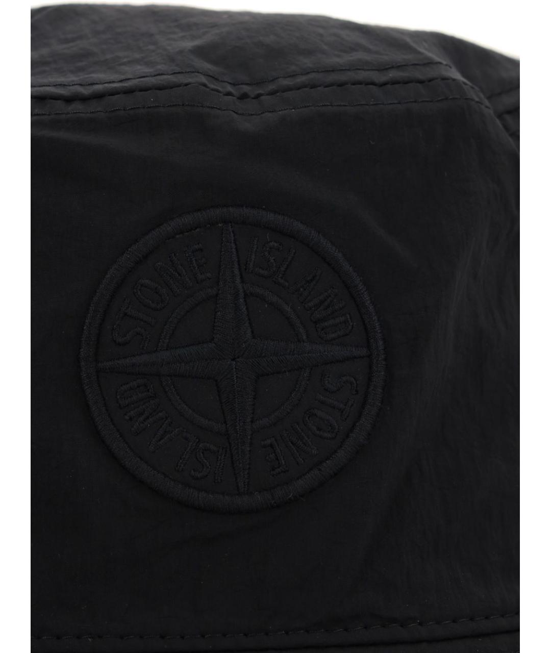 STONE ISLAND Черная синтетическая шляпа, фото 2