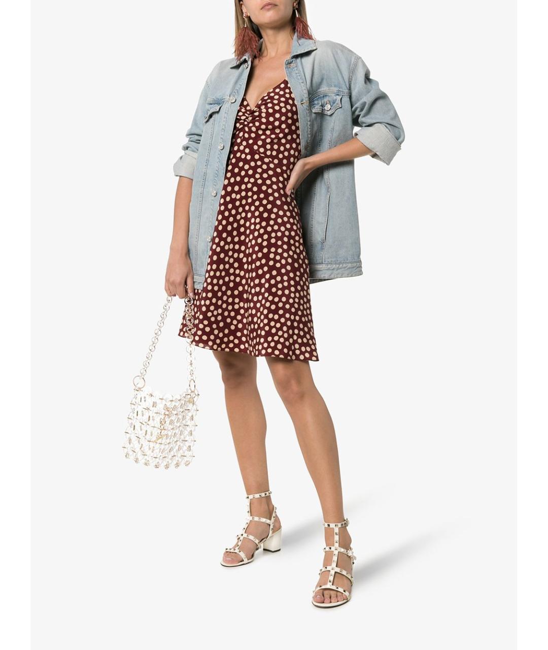 VALENTINO Белые кожаные босоножки, фото 2