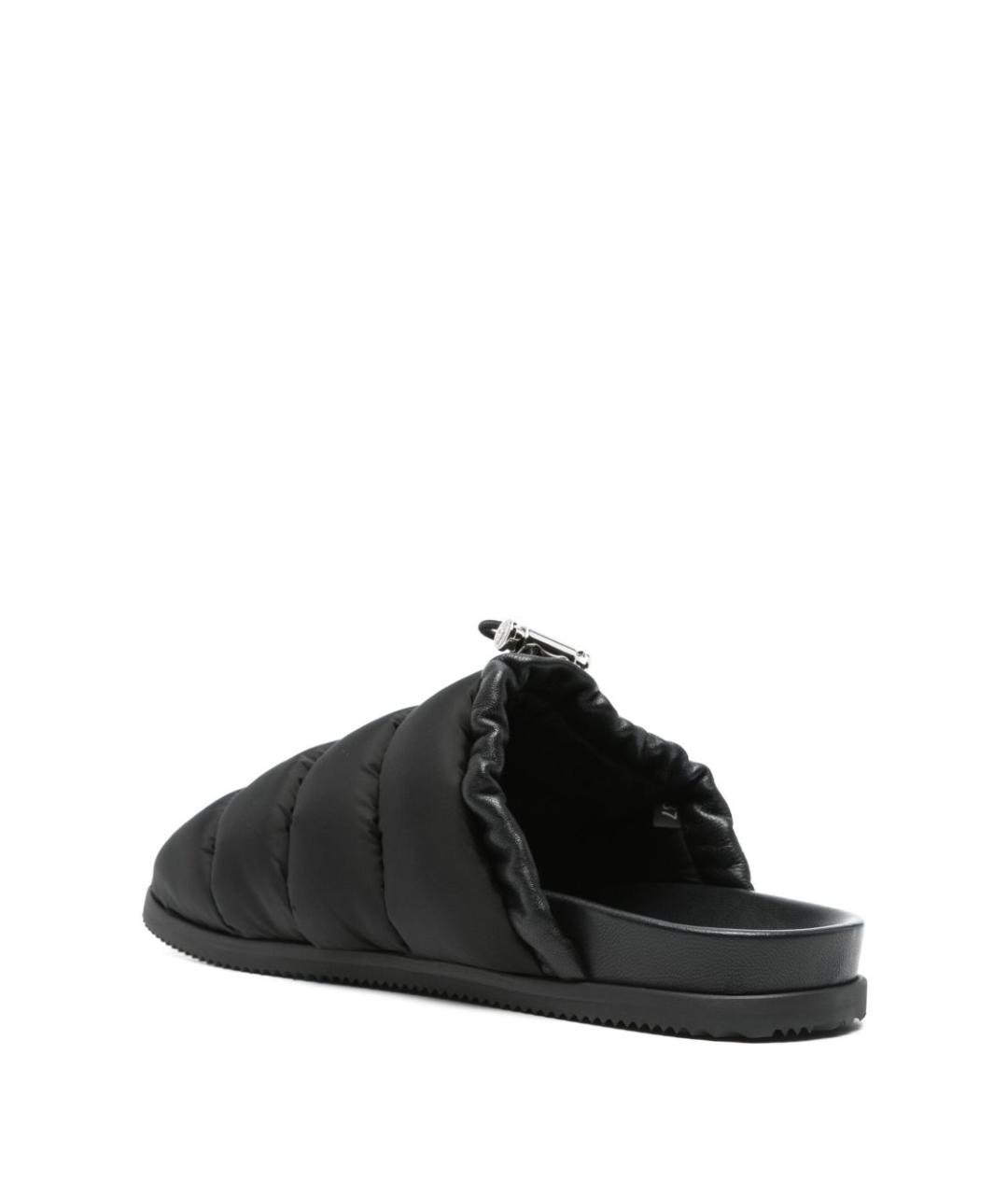 MONCLER Черные мюли, фото 3