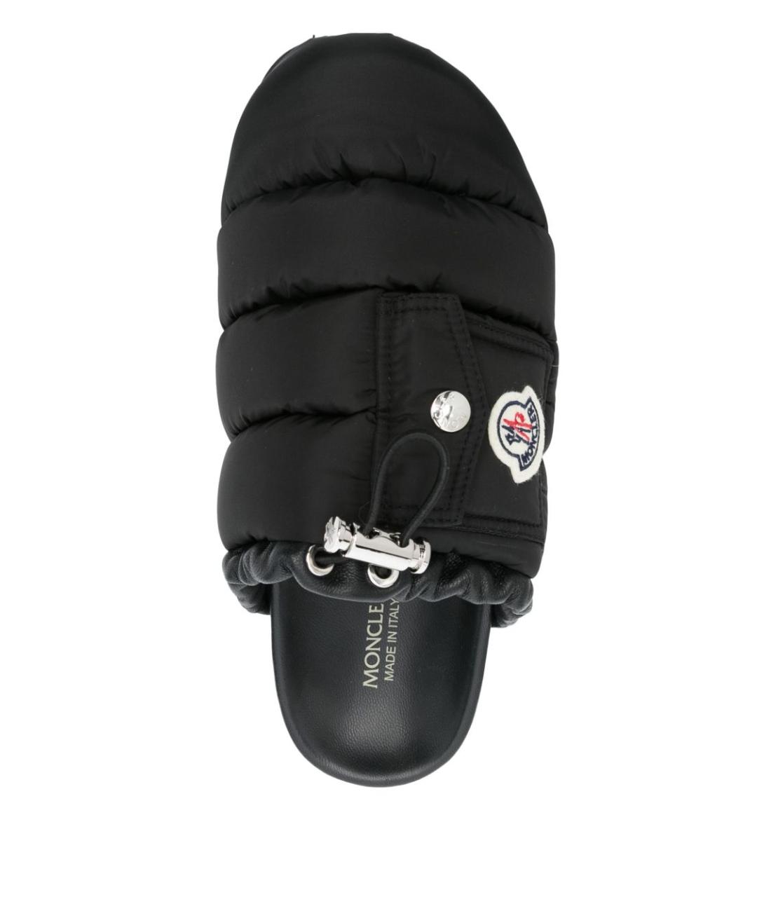 MONCLER Черные мюли, фото 2