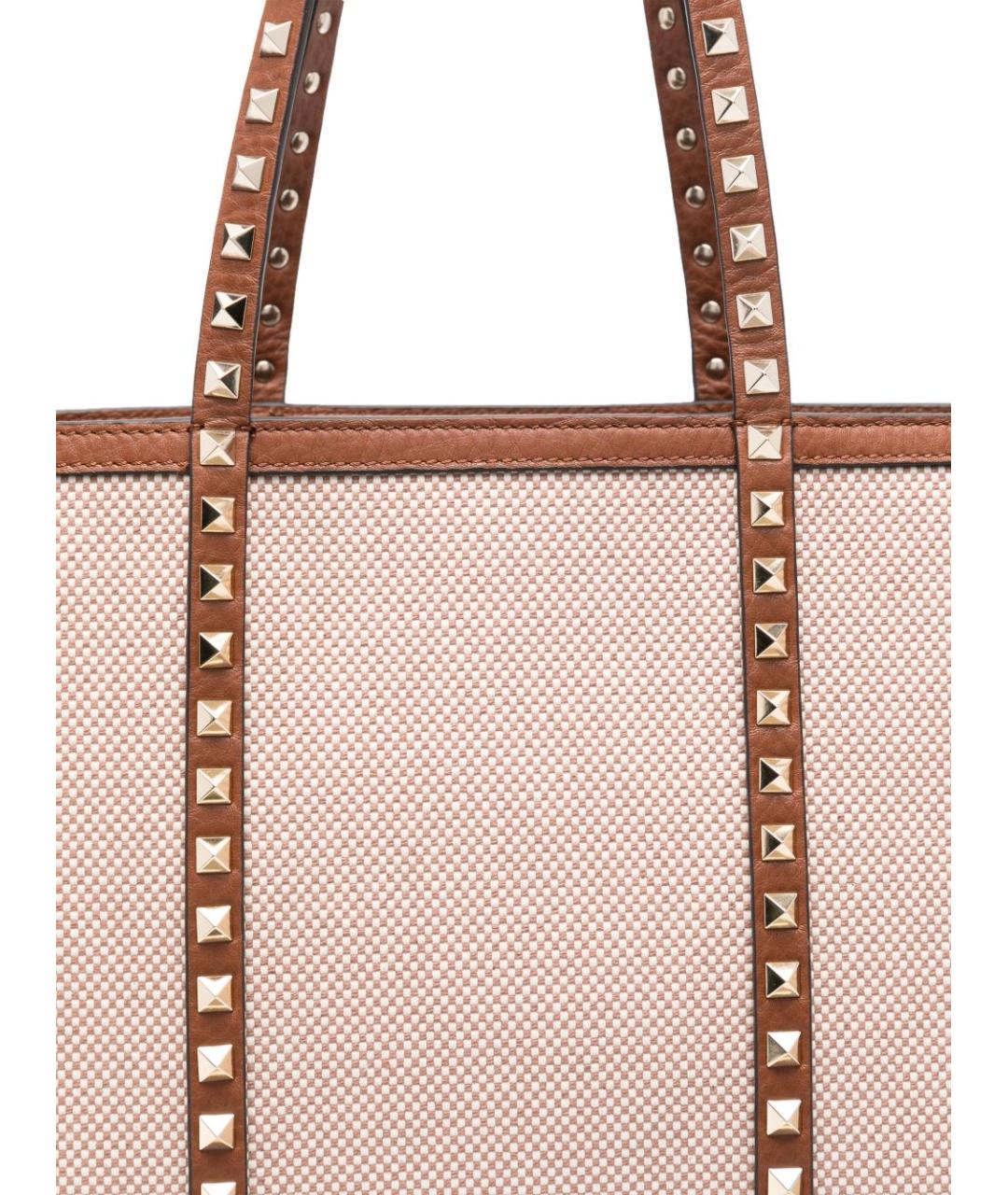 VALENTINO Бежевая сумка тоут, фото 4