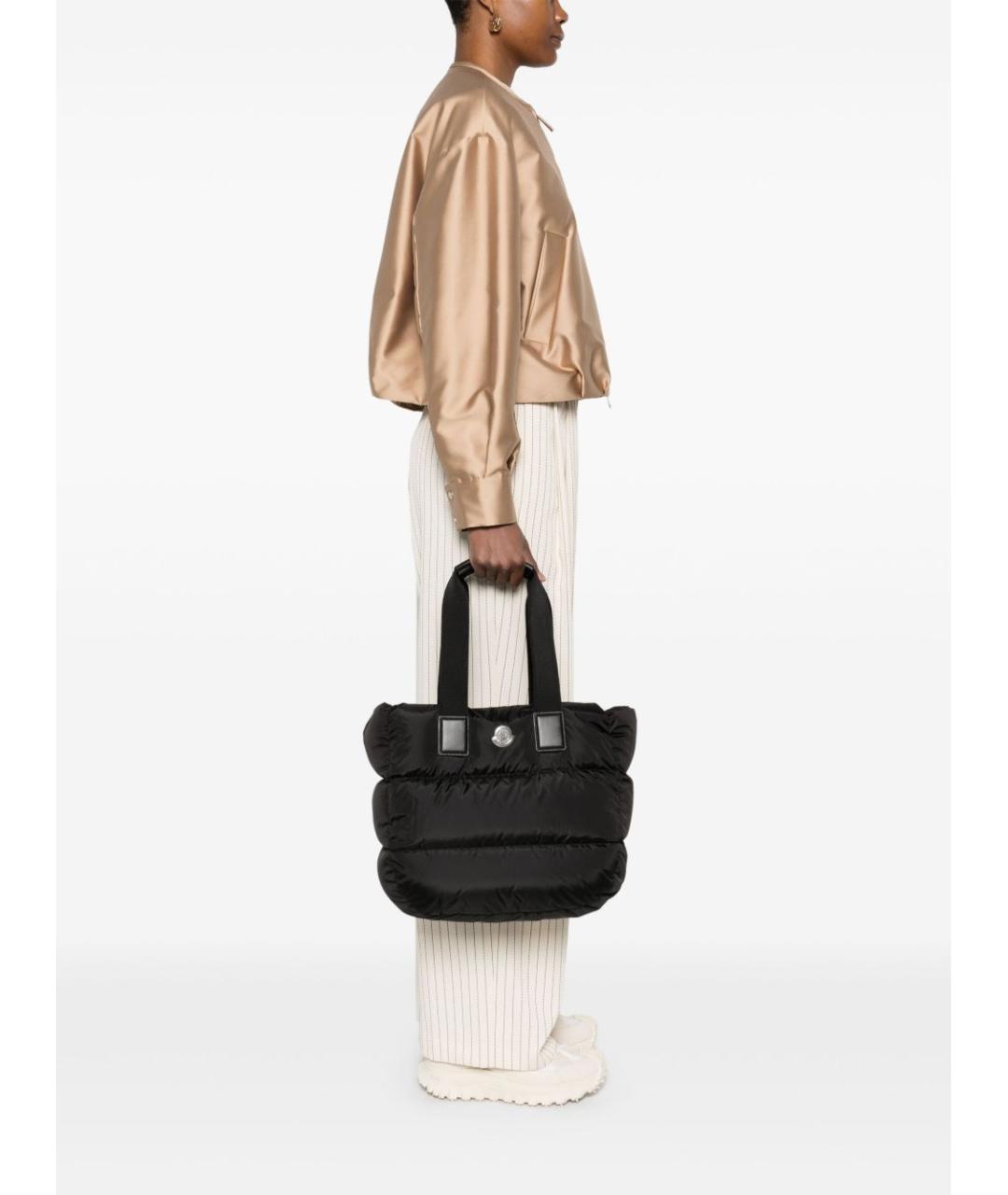 MONCLER Черная сумка тоут, фото 2