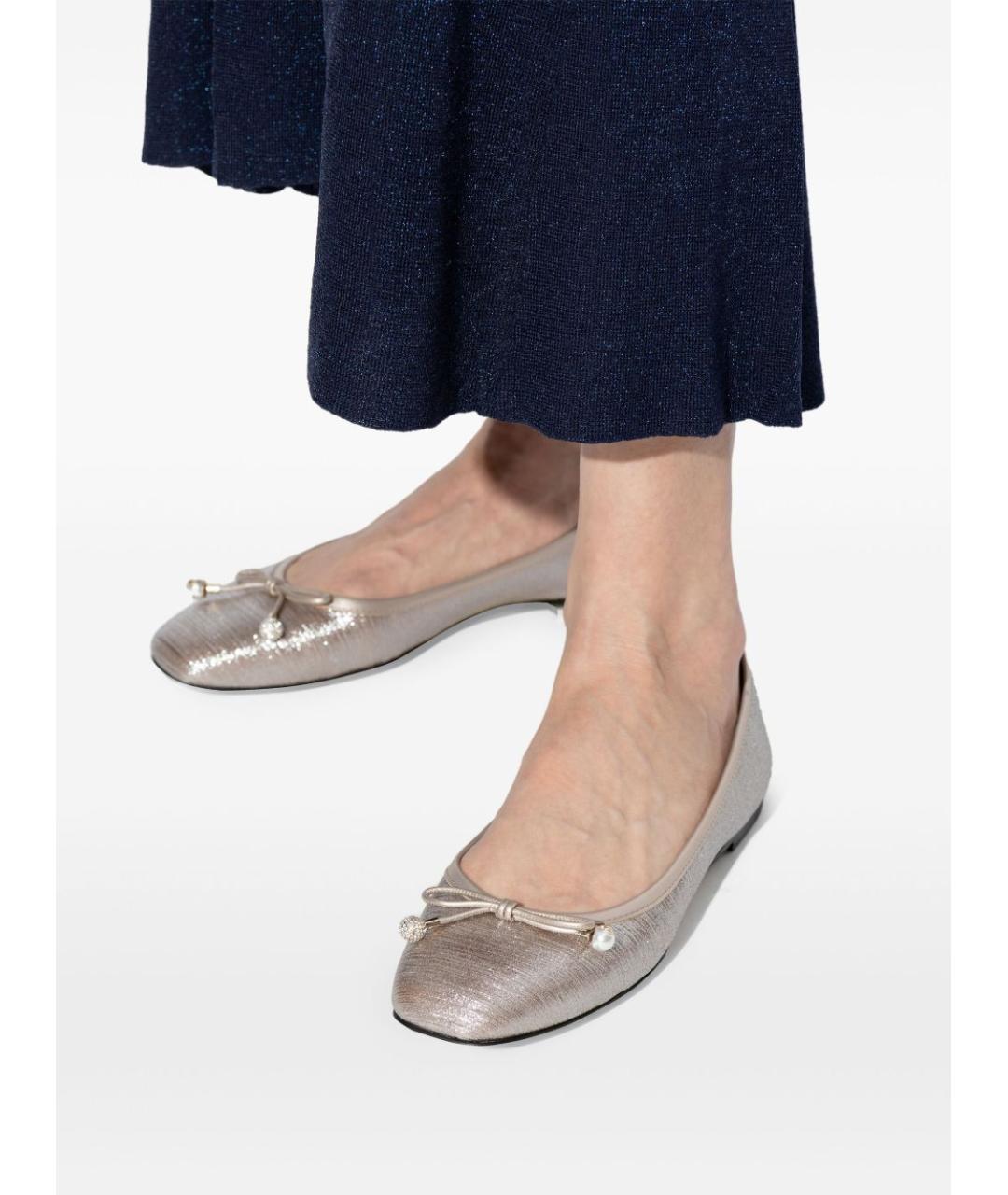 JIMMY CHOO Мульти кожаные балетки, фото 3