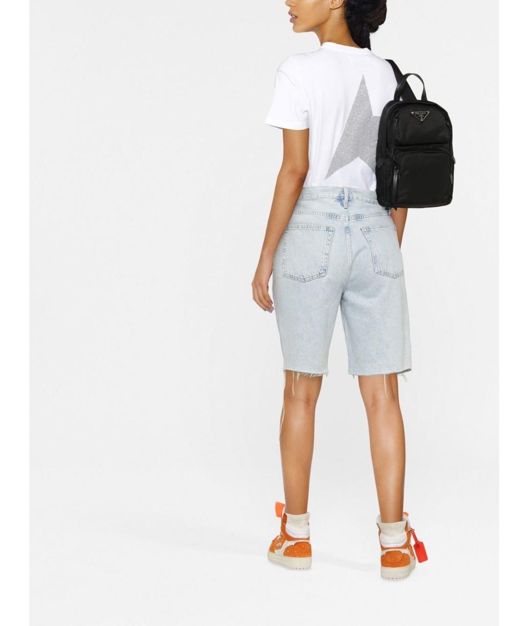 GOLDEN GOOSE DELUXE BRAND Белая хлопковая футболка, фото 3