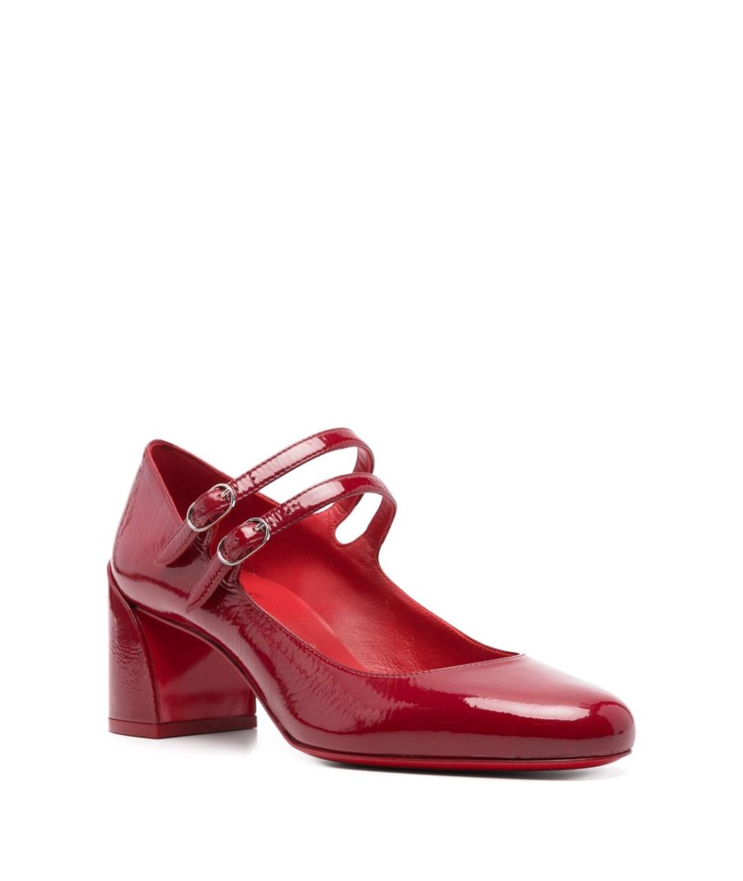 CHRISTIAN LOUBOUTIN Красные кожаные туфли, фото 3