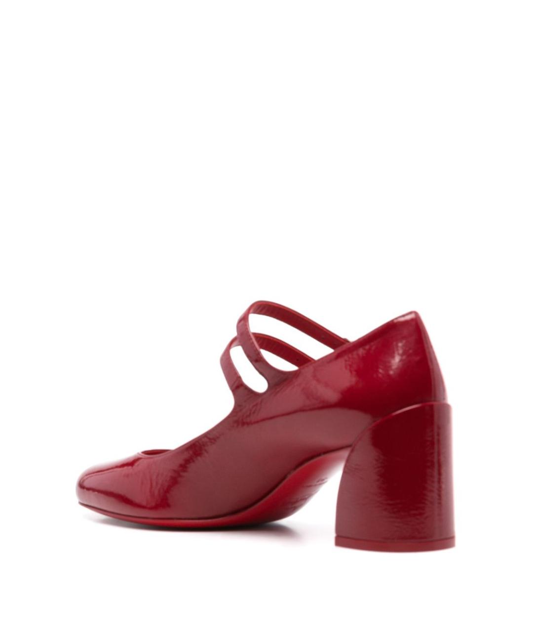 CHRISTIAN LOUBOUTIN Красные кожаные туфли, фото 2
