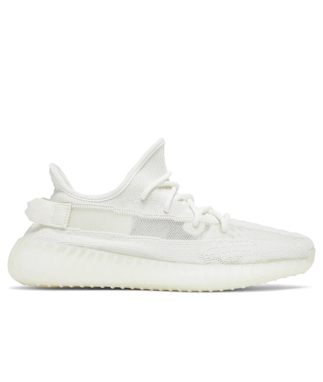 ADIDAS YEEZY Белые текстильные кроссовки, фото 1