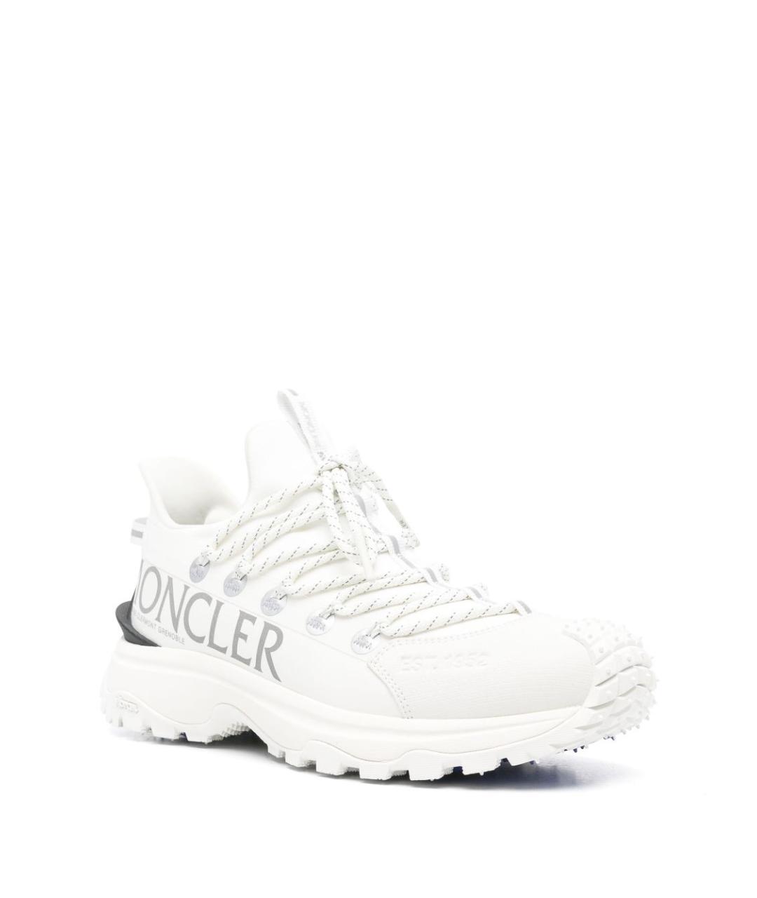 MONCLER Белые кроссовки, фото 4