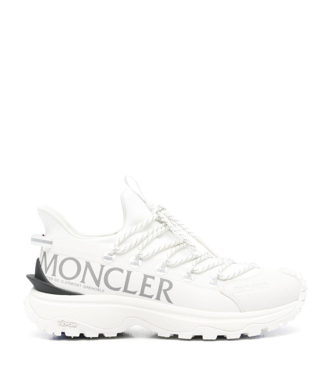 MONCLER Белые кроссовки, фото 1
