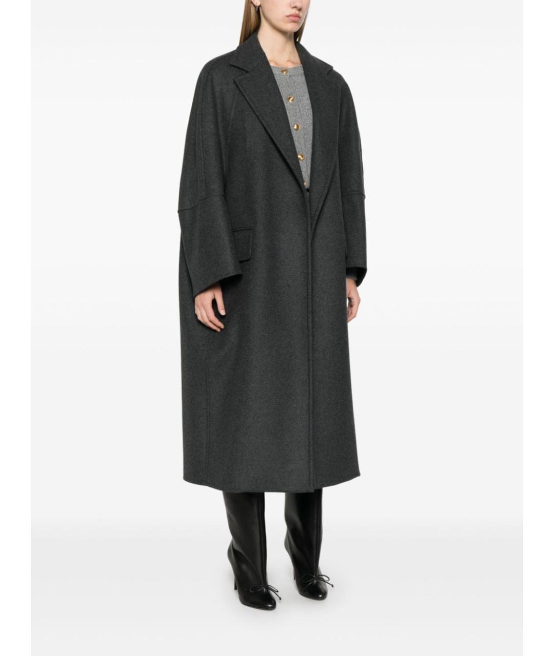 MAX MARA Серое кашемировое пальто, фото 4