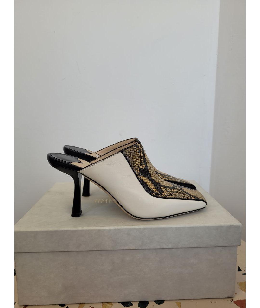 JIMMY CHOO Мульти кожаные мюли, фото 2