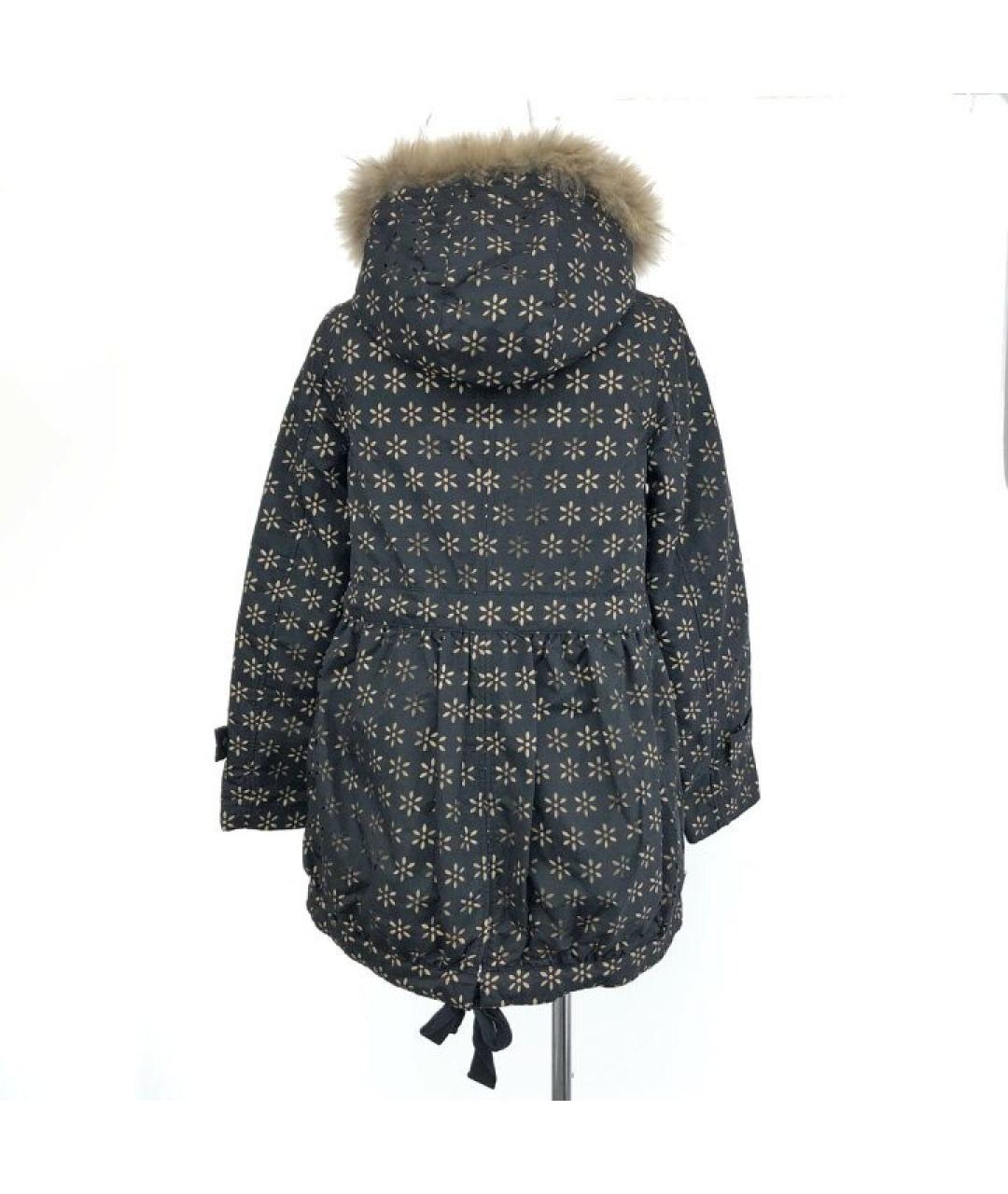 RED VALENTINO Темно-синяя полиэстеровая парка, фото 2