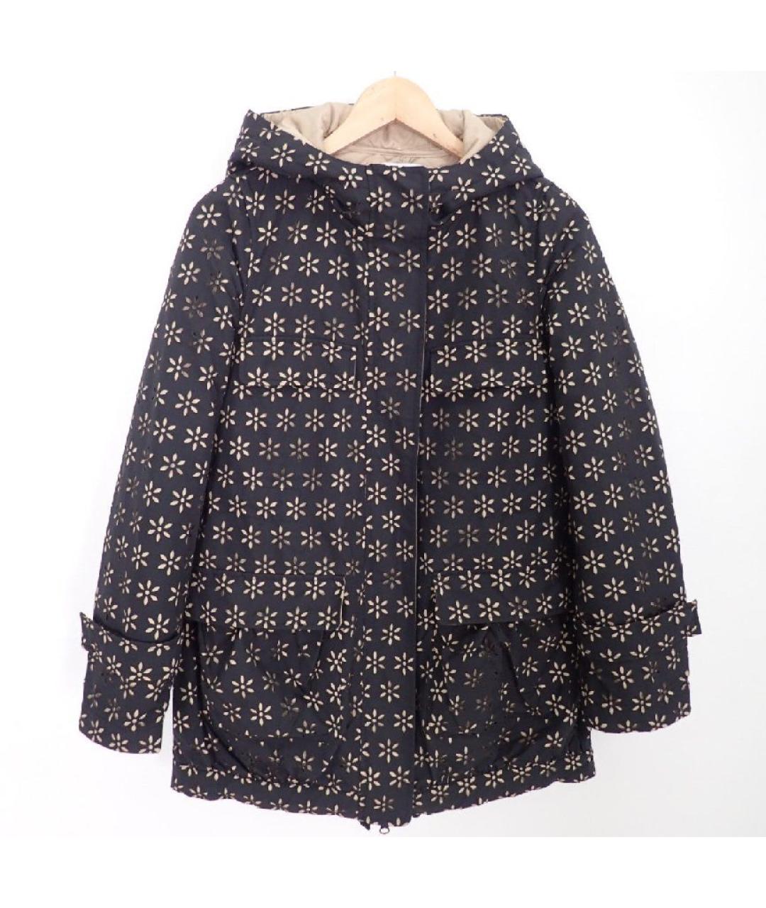 RED VALENTINO Темно-синяя полиэстеровая парка, фото 9