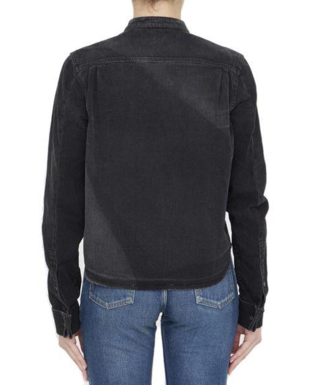LOEWE Черные хлопковые прямые брюки, фото 3