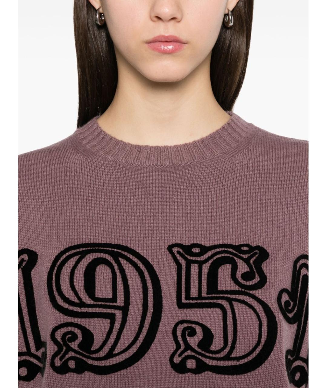 MAX MARA Фиолетовый кашемировый джемпер / свитер, фото 3