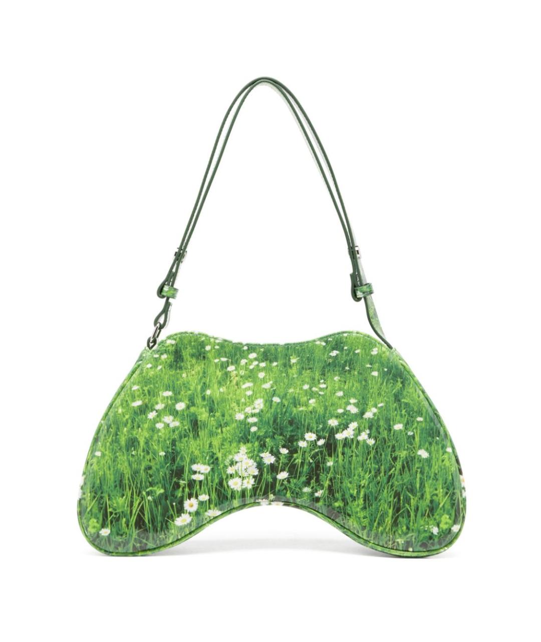 DIESEL Зеленая сумка через плечо из искусственной кожи, фото 2